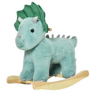 Pliušinis supamas dinozauras su garsais